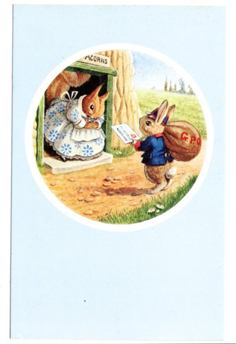 Medici society art postcard - a,