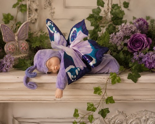 Vintage anne geddes purple - vintage,