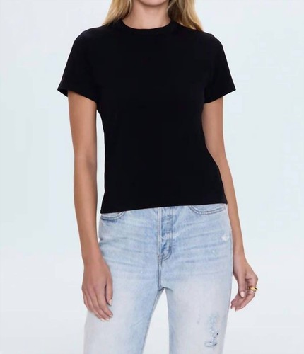 Pistola alba baby tee noir - pistola,