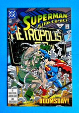 SUPERMAN ACTION COMICS #684 (VOL 1) vs DOOMSDAY  DC COMICS  DEC 1992  VF