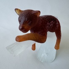 Daum France Leopard Crystal