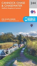 OS Explorer Map (244) Cannock