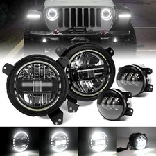 Halo LED Headlights Combo for