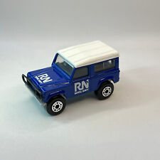 Matchbox MB 16 Land Rover 90 Royal Navy Dark Blue Body White Roof Macau Base