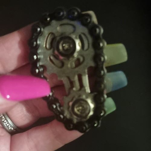 Metal bike chain fidget - bike,