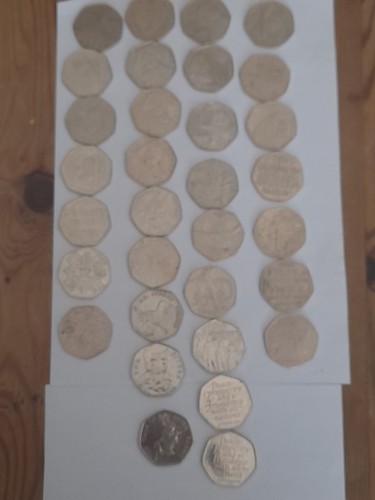 Pence coins job lot 32 - 50,