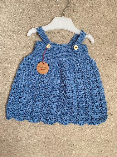 Hand crocheted cotton baby