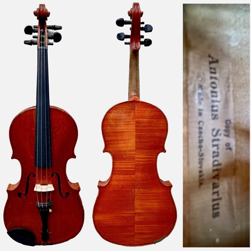 Vintage czechoslovakian violin - vintage,