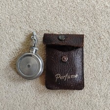 Vintage Perfume Bottle Dispenser Little Boy Novelty original leather pouch