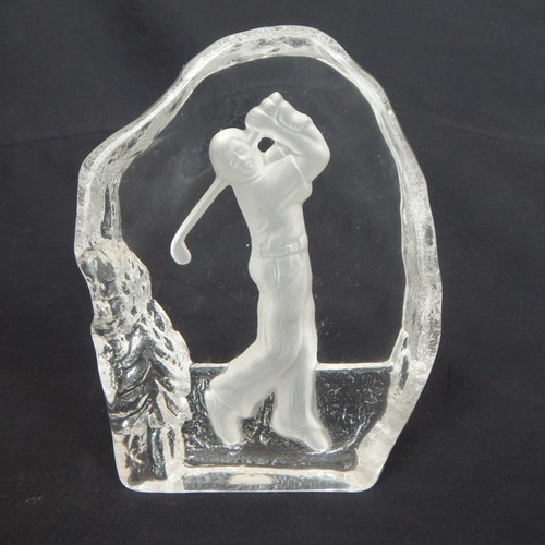 Male golfer paperweight - male, 24%