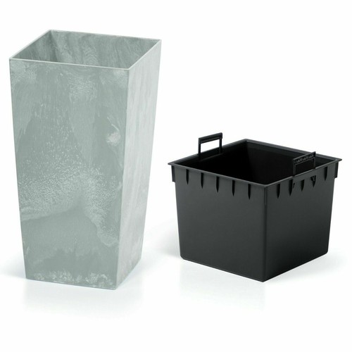 Tall flower pot - pot, concrete