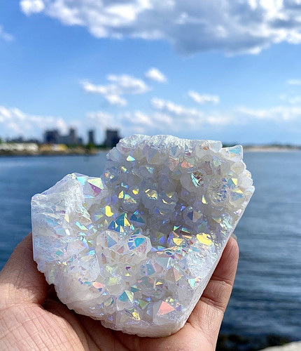 Natural rainbow angel aura - natural,