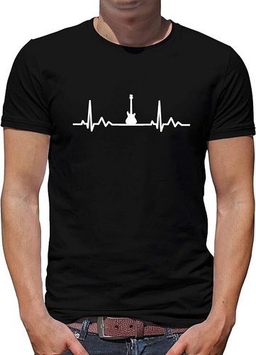Heartbeat guitar shirt men - heartbeat,