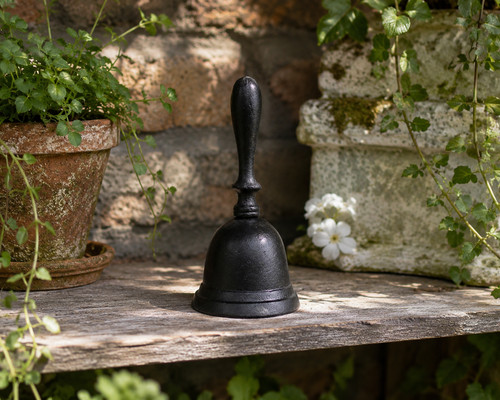 Cast iron hand - cast, bell
