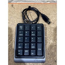 Labtec Y-UE70 Numeric Keypad Black Portable Wired Dual USB Ports For Notebooks