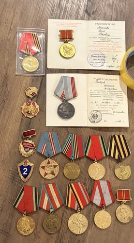 Soviet ussr military medals - soviet,