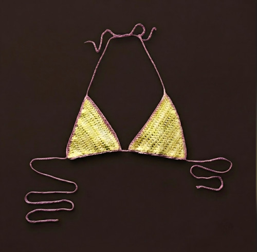 Handmade crochet triangle - crochet,