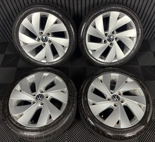 17'' GENUINE VW GOLF BELMONT MK8 MK7 MK6 ALLOY WHEELS TYRES ALLOYS 5H0601025C