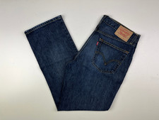 LEVI`S 751 JEANS Size W36"-L30" Men`s Regular Fit Dark Blue - Great Condition