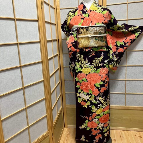 7176 japanese kimono - japanese, vintage