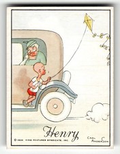 1936 Tareyton Henry (T78) #NNO Flies kite from running board HIGH GRADE BEAUTY!