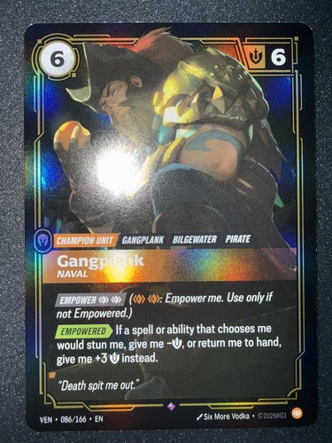 Riftbound tcg gangplank - gangplank, naval