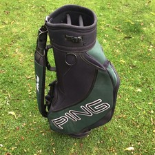 Classic Ping Golf Cart Bag - Vintage - 6way cart/carry Green/dark blue