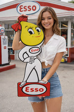 Esso Girl Gasoline Gas Oil
