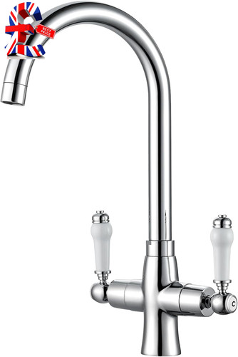 Traditional kitchen sink mixer - kitchen,
