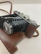 Vintage Agfa Isolette V Pronto Folding 6 x 6 Camera in Leather Case