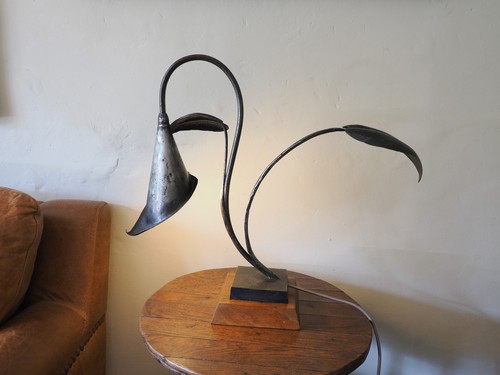 Art deco artisan made metal - art,