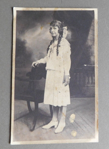 Vintage postcard portrait - vintage,