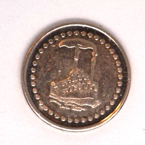 Token 23mm steamboat - token, car
