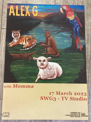 Alex concert poster - g,