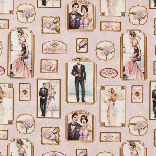 Art deco fabric - art,