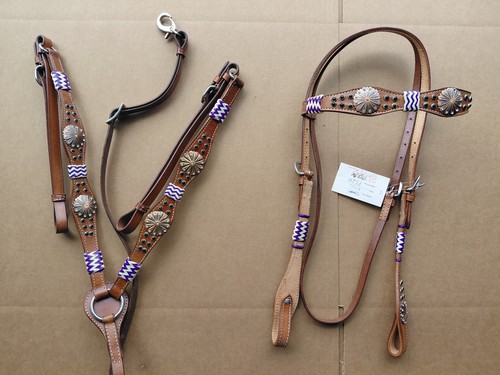 Western headstall breast - western,
