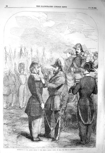 Old antique print 1856 - antique,