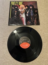 Motley Crue Smokin In The Boys Room 12” Vinyl Record 80s Rock Metal Glam