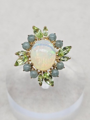 Gold ethiopian opal - ethiopian, opal,