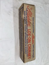 Aladdin Vintage Lox-On Oil Lamp Glass Chimney Funnel