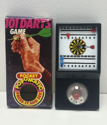 Vintage pocket popomatic darts - pocket,