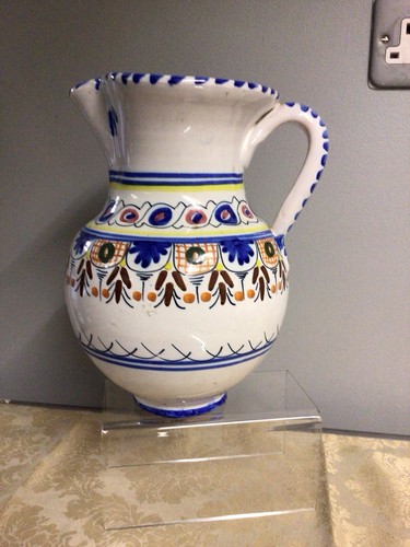Vintage pottery jug hand - vintage,