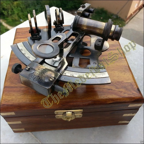 Vinatge marine sextant - vinatge,