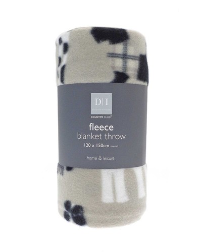 Printed flannel blanket - printed,