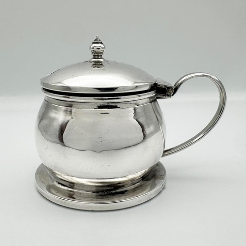 Antique mustard pot sterling - mustard,