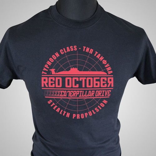 Red october shirt - red,