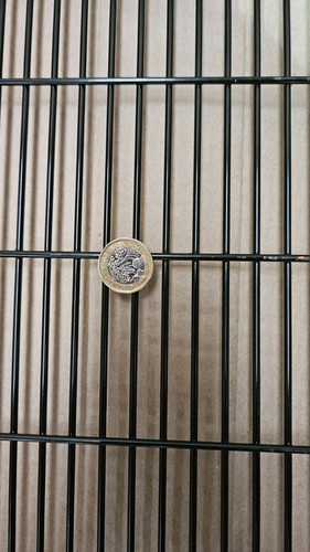 Welded wire mesh panels black - welded,