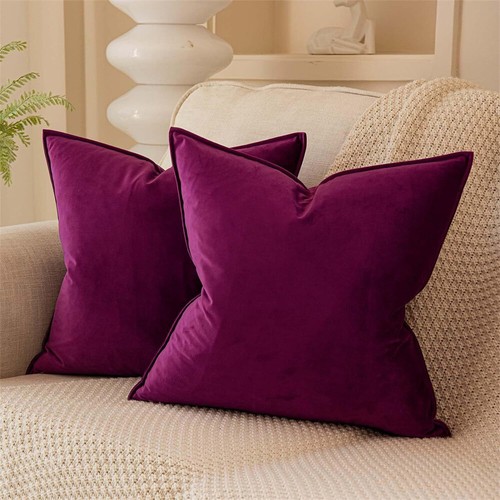 Velvet cushion cover - velvet, soft