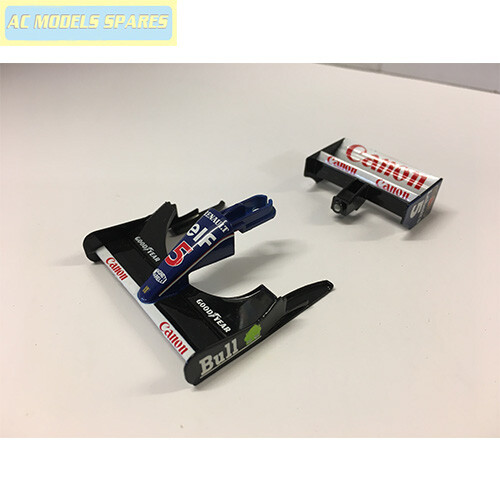 W9903 scalextric front - +, rear