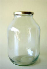 3 X 1/2 GALLON PICKLE CHUTNEY JAM JAR C/W CHOICE OF LID COLOUR